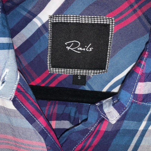 Rails Britt Plaid Short Sleeve Button Down - Picture 3 of 6